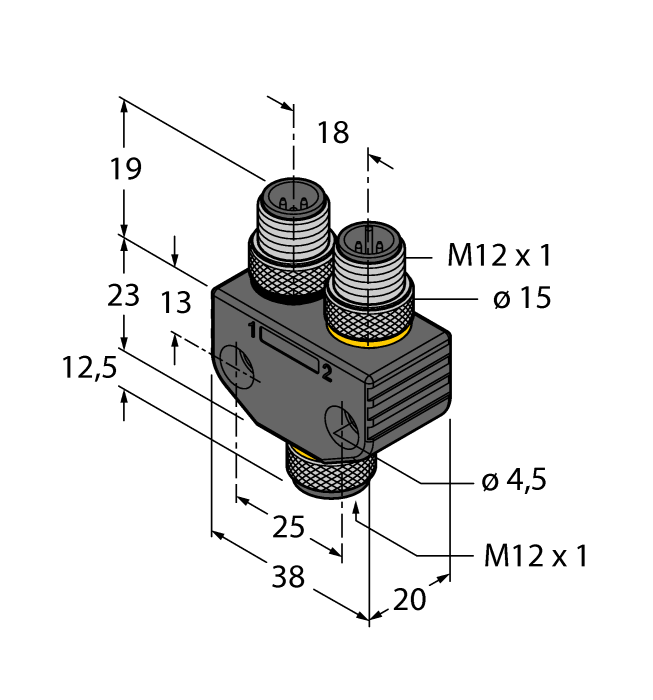  VB2-FKM4.4-2FSM4 Turck 6930561