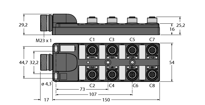  TB-8M12-5P3-CS19H Turck 6611967