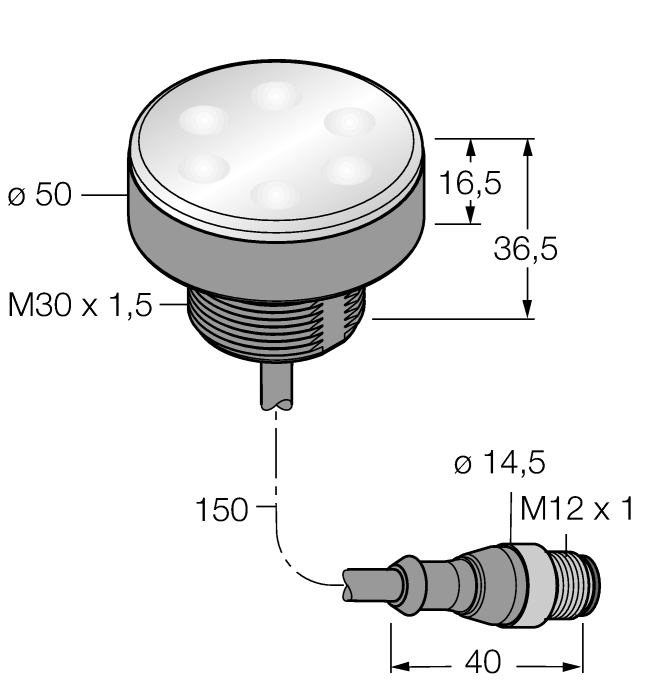  WL50QP Turck 3013482