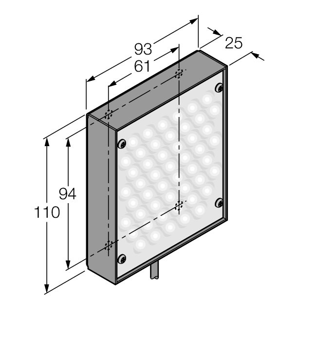  LEDGA80X80W Turck 3071887