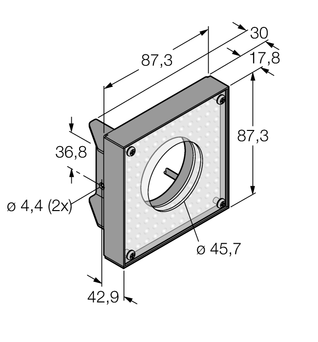  LEDIR80X80W Turck 3002779