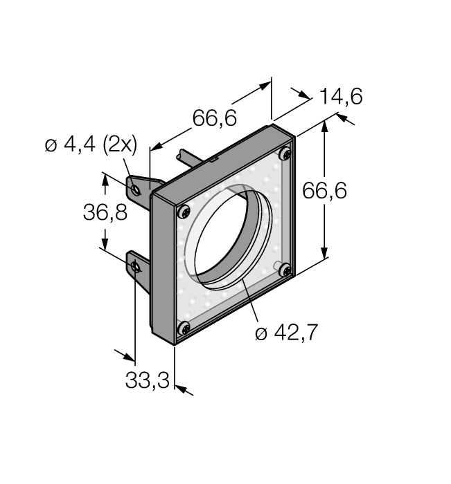  LEDRR62X62W Turck 3073309