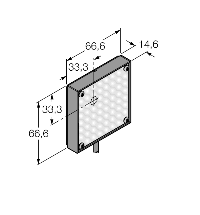  LEDRA62X62W Turck 3073808