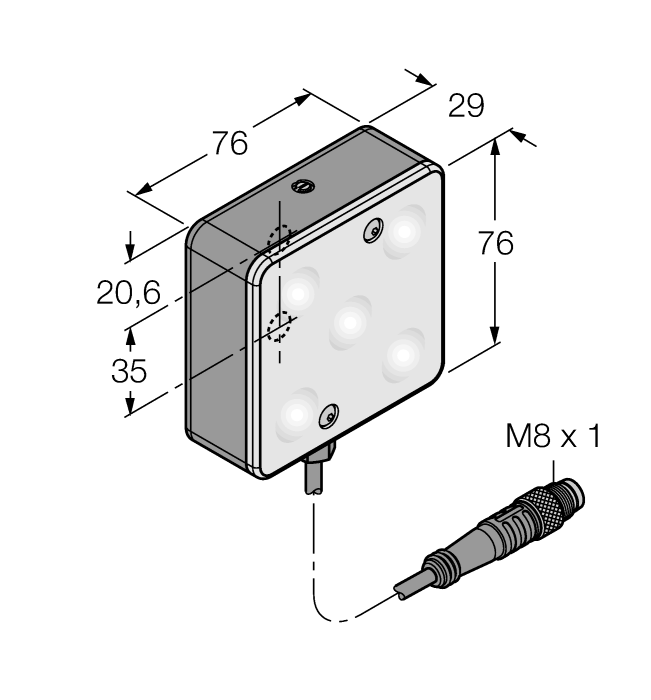  LEDWA70XD5-PM Turck 3016074