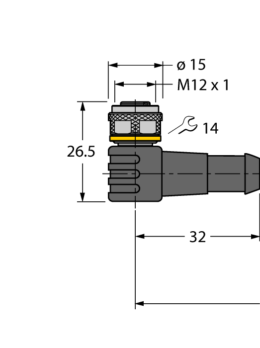  WKC5T-P7X3-2/TEL Turck 6626232