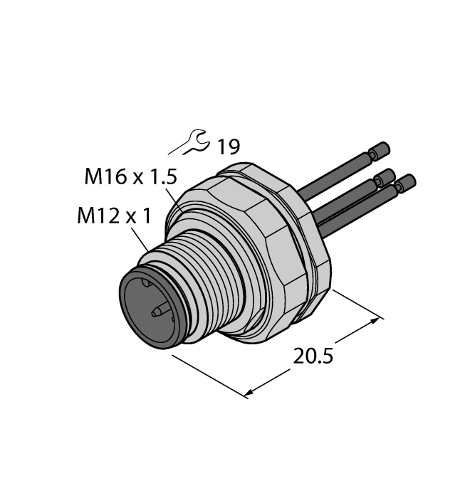  EC-FSFDE3-0.5/16 Turck 6934563