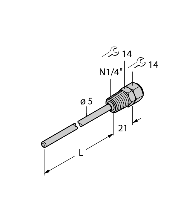  THW-3-N1/4-A4-L075 Turck 9910528