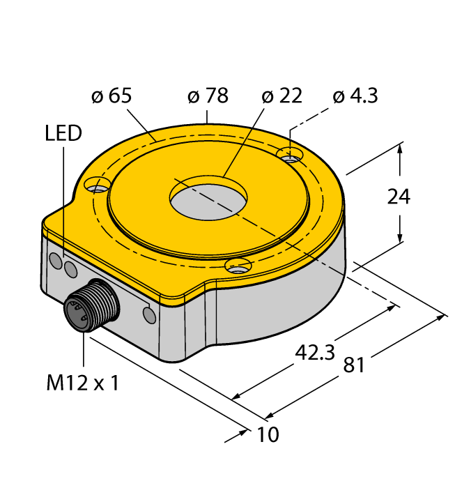  RI360P0-QR24M0-HESG25X3-H1181 Turck 1590905