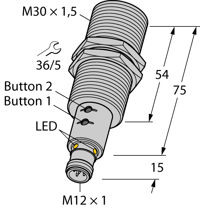  RU130U-M30E-2UP8X2T-H1151 Turck 1610038