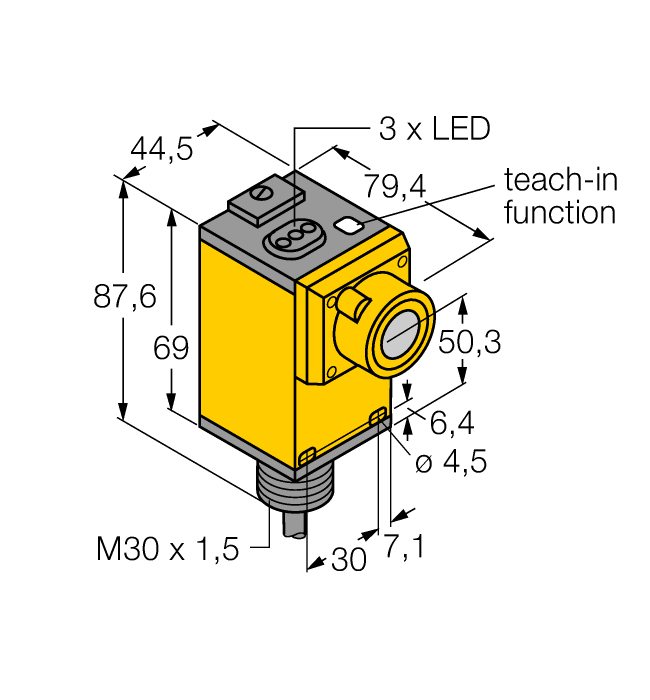  Q45ULIU64BCR Turck 3047555