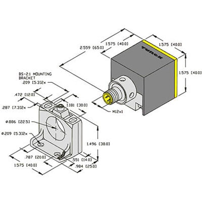 Inductive Proximity Sensor NI25-CP40-LIU Turck 1535544