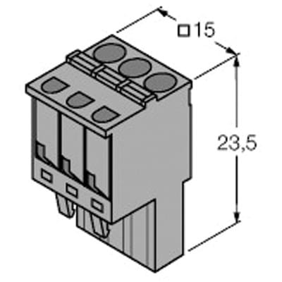 Industrial Cable Assembly IM-CC-5X2BU/2BK Turck 7504031