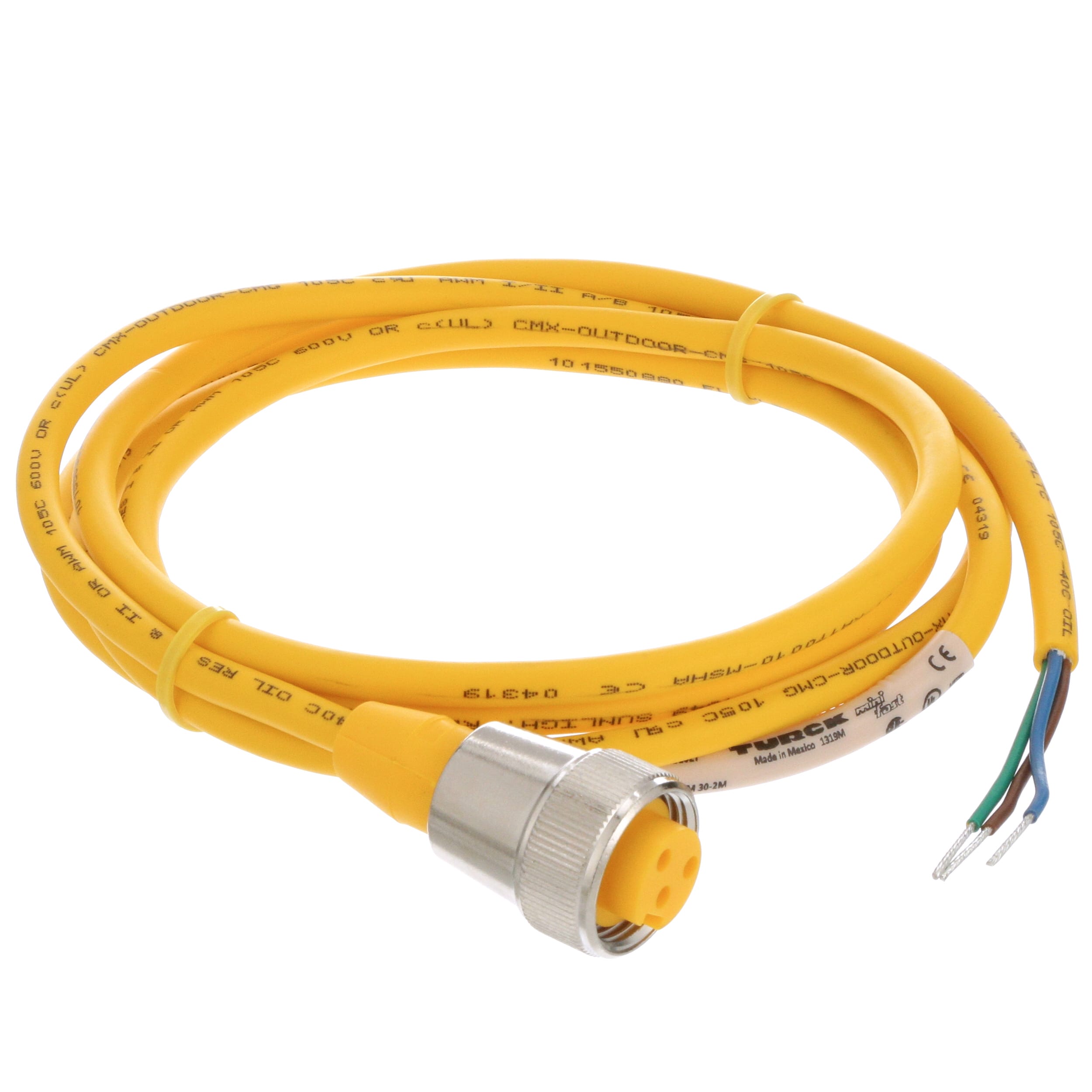 Industrial Cable Assembly RKM30-2M Turck 6915212