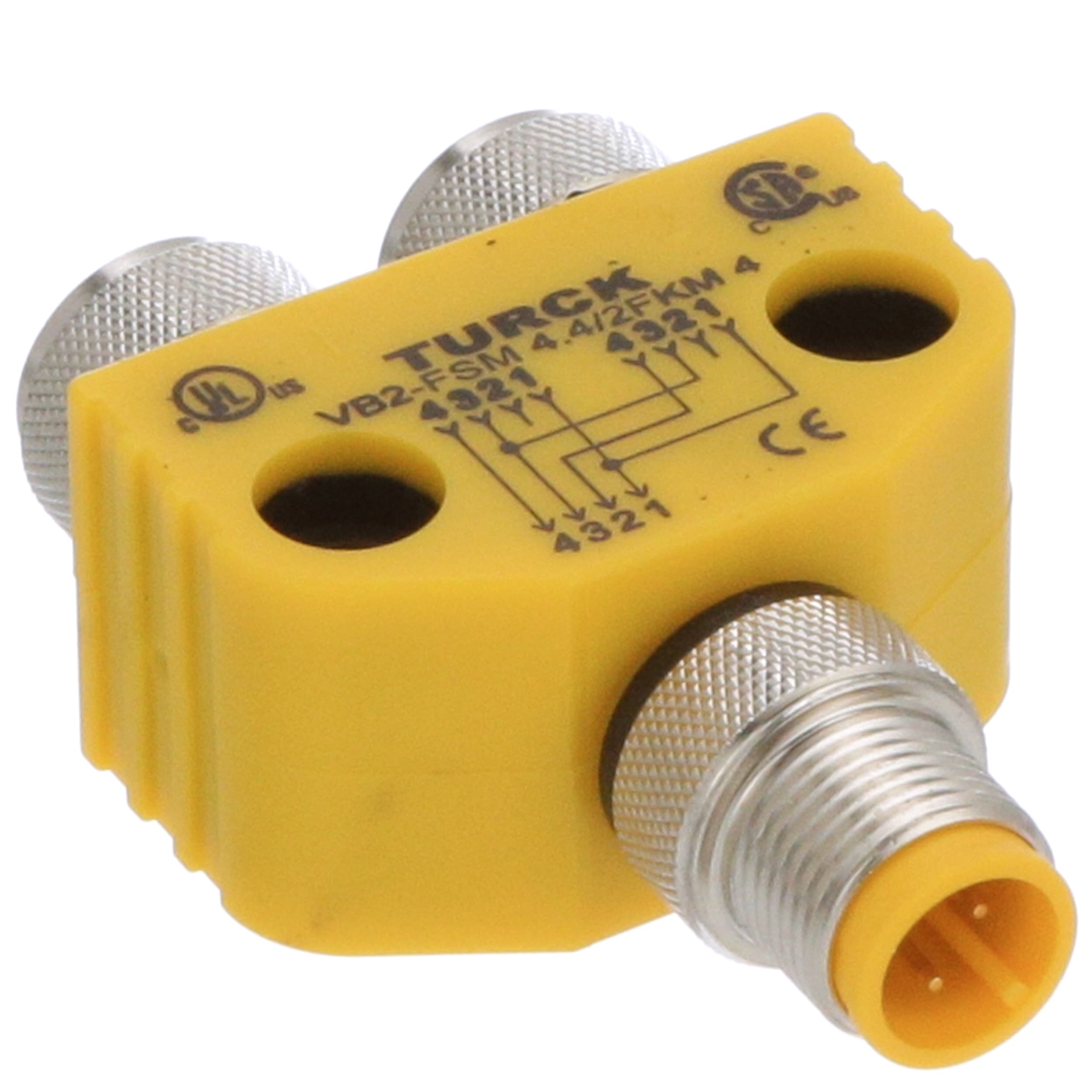 M Series Connector VB2-FSM 4.4/2FKM 4 Turck U0098