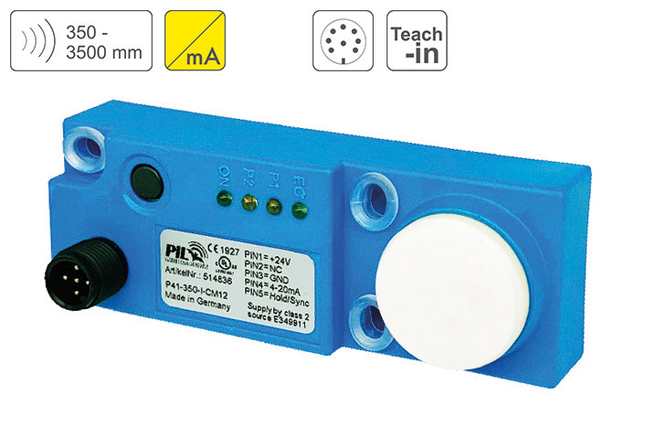 Ultrasonic Distance Sensor  PIL Sensoren P41-350-I-CM12