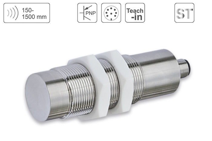 Ultrasonic Distance Sensor  PIL Sensoren P53-150-M30-PNC-CM12