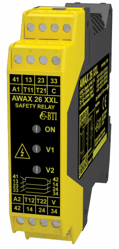 Emergency stop relay AWAX26XXLT6 COMITRONIC-BTI 