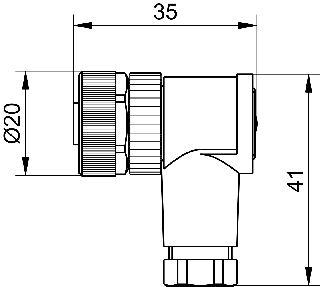 Сonnector V2-4/W/PNP/2L/PG7 Pulsotronic 44505132000