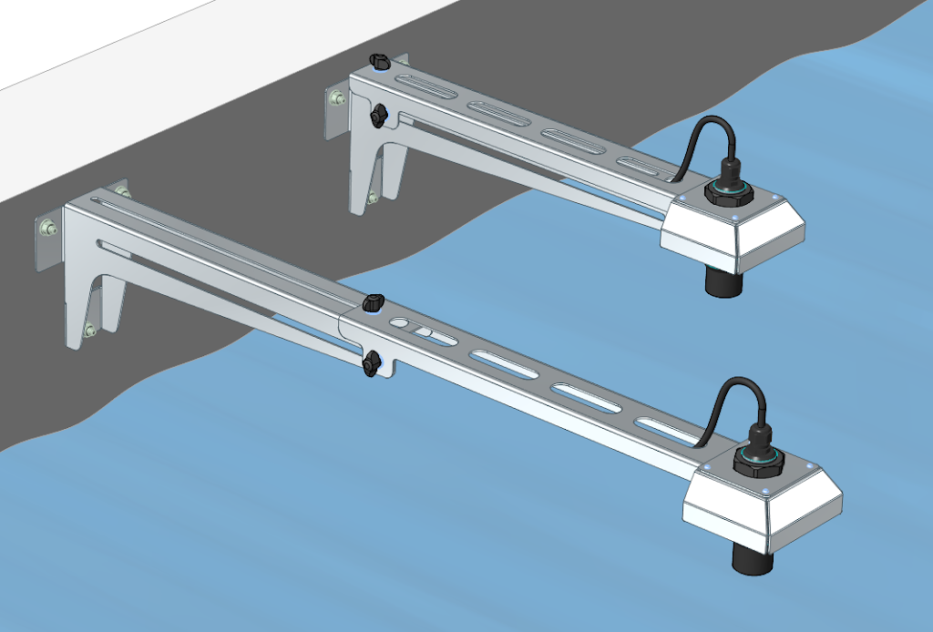 Telescopic console holder VKD Dinel 