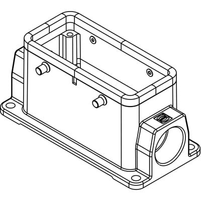 Rectangular Connector Base  Harting 19300161261