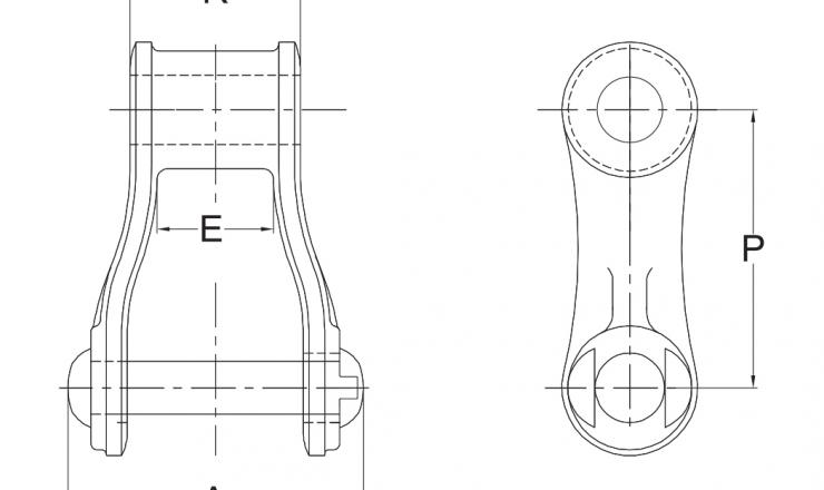 Elevator Chain 4103 4B Braime 