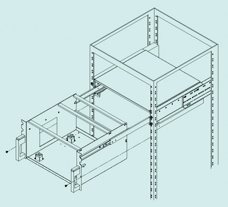 Rack mounting kit 751534-J2 Yokogawa 