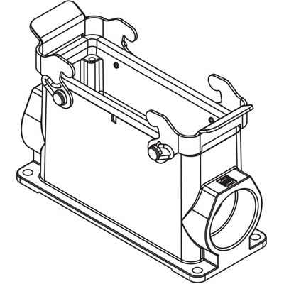 Rectangular Connector Base  Harting 09300240211ML