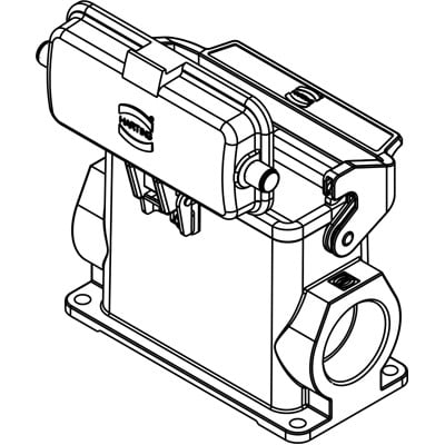 Rectangular Connector Base  Harting 19300167297