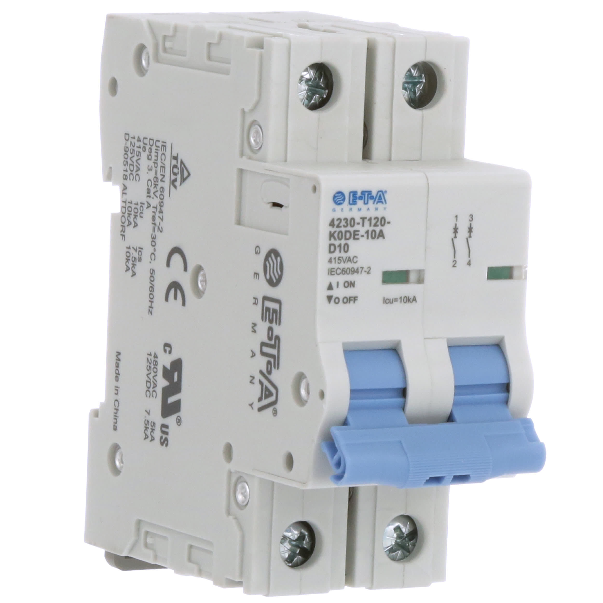 Miniature Circuit Breaker  E-T-A / ETA 4230-T120-K0DE-10A