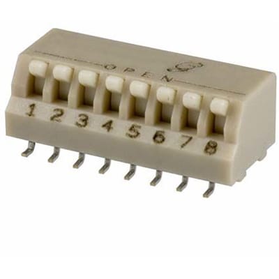 DIP Switches  Grayhill 76HPSB08GWRT