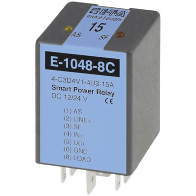 Power Relay  E-T-A / ETA E-1048-8C5-C3D4V1-4U3-15A