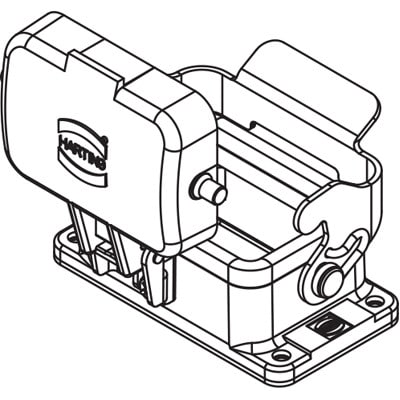 Rectangular Connector Base  Harting 09300060318ML