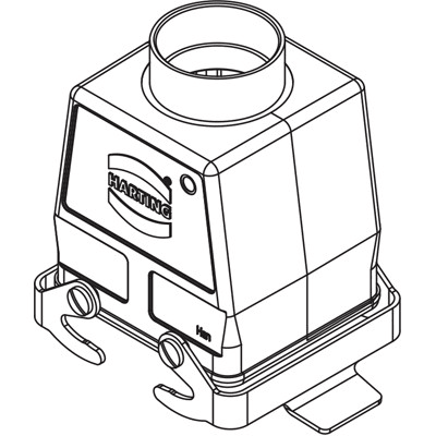 Rectangular Connector Hood  Harting 09300320732ML