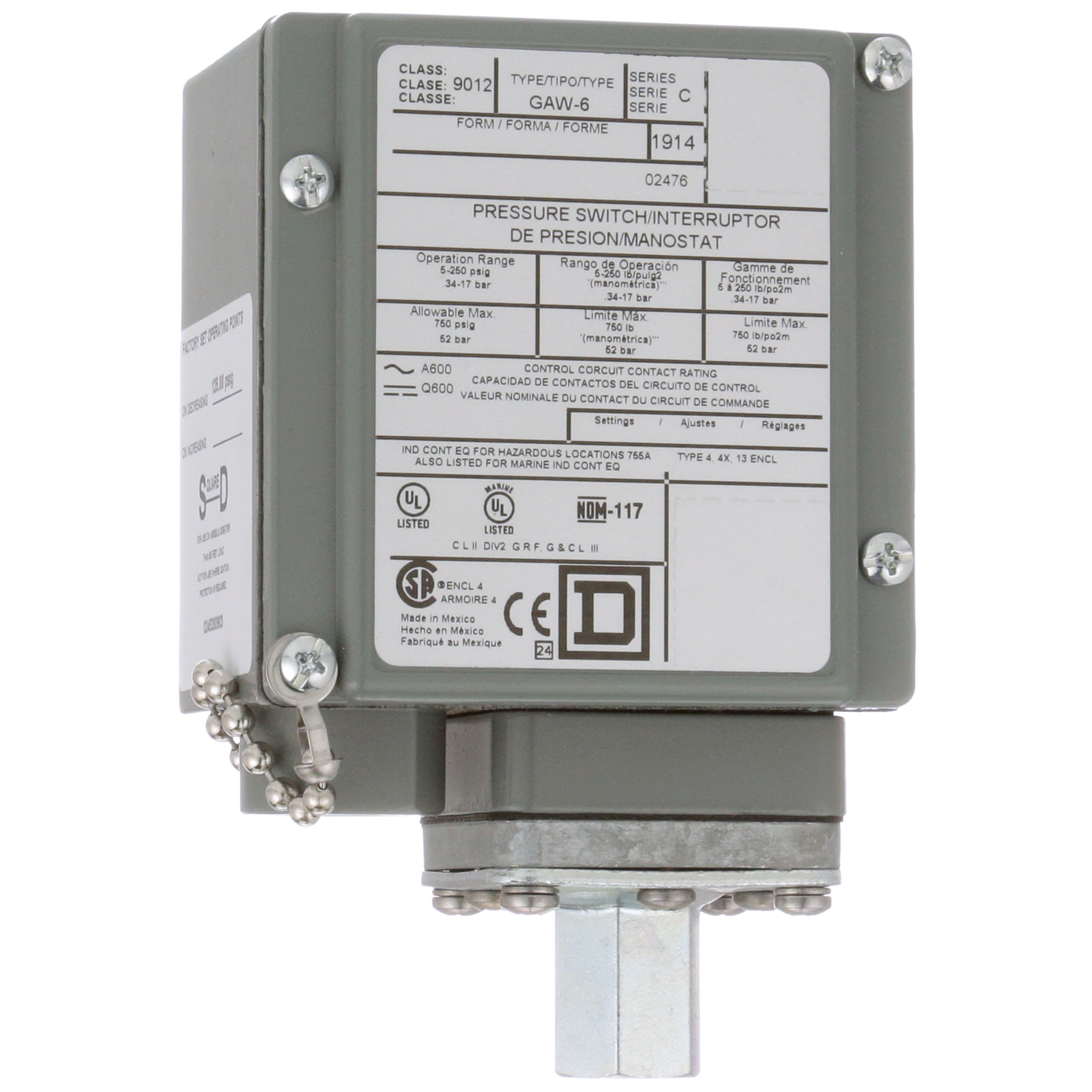   Square D (brand of Schneider Electric) 9012GAW6