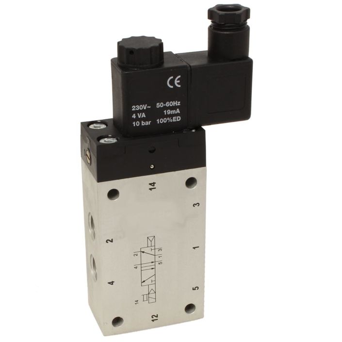 5/2 way solenoid valve  END-Armaturen WGS-PV-PD-24AC