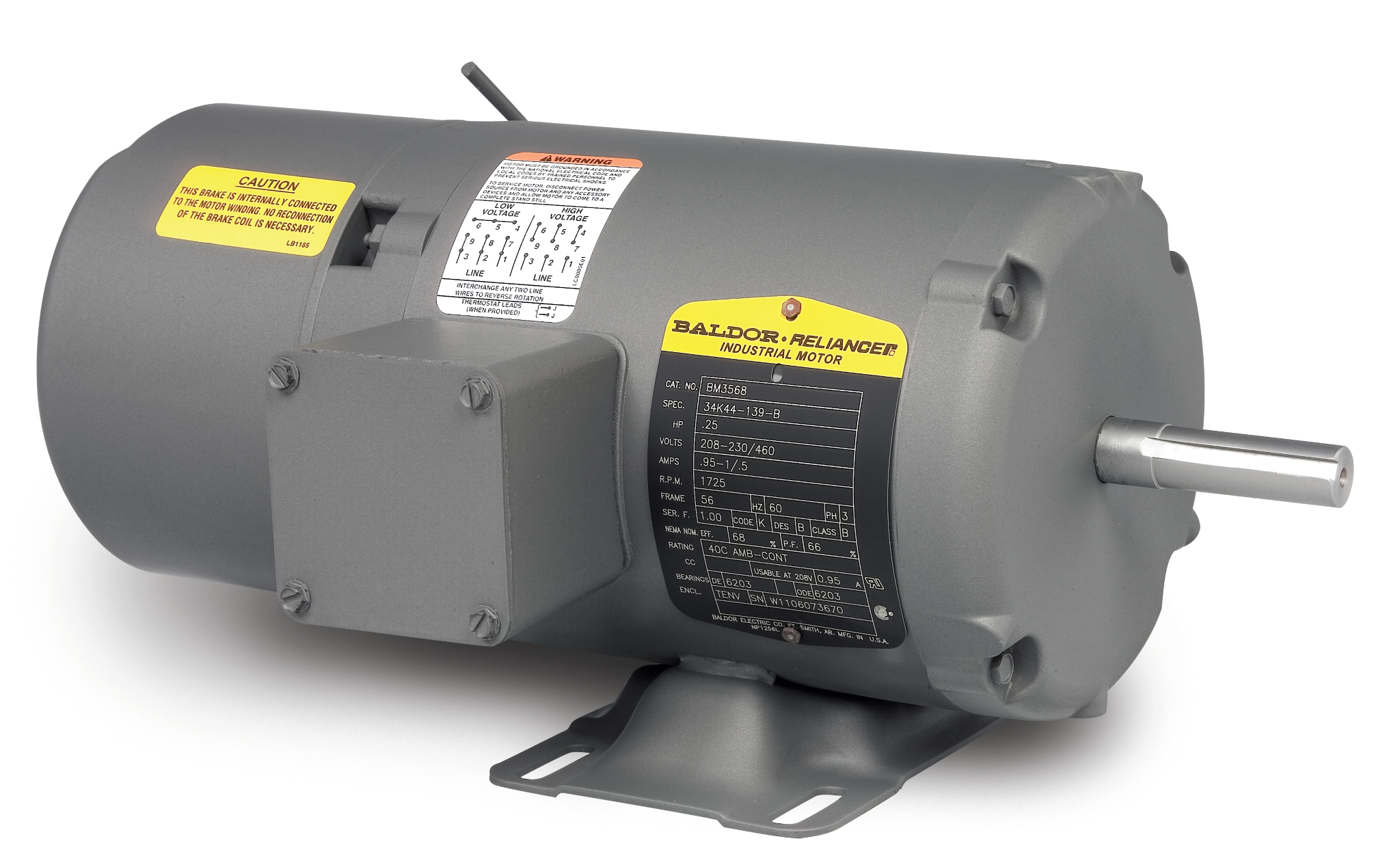 Motor  Baldor / Reliance Baldor (Brand of ABB) BM3538