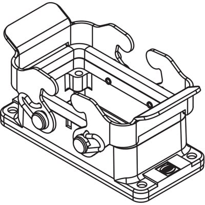 Rectangular Connector Base  Harting 09300100321ML