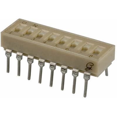 DIP Switches  Grayhill 90B08ST