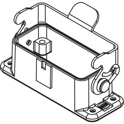 Rectangular Connector Base  Harting 09200100301ML