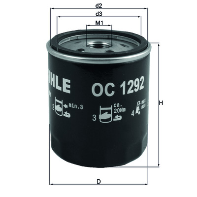  OC 1292 MAHLE (Filtration Group) 