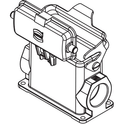 Rectangular Connector Base  Harting 19300167207ML