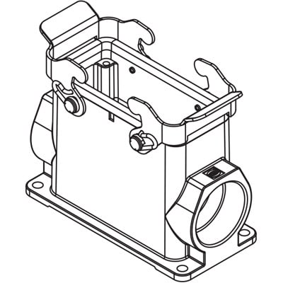Rectangular Connector Base  Harting 09300160271ML