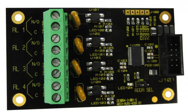 Expansion Board WDC4-AUXO-4SSR 4B Braime 