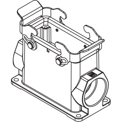 Rectangular Connector Base  Harting 09300160231ML