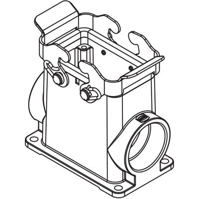 Rectangular Connector Base  Harting 09300100273ML