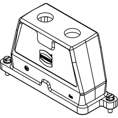 Rectangular Connector Hood  Harting 19400240431