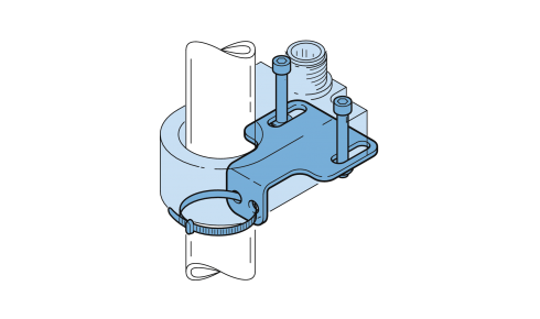 Mounting bracket BW-IR01 Di-Soric 207483