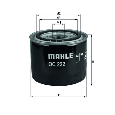  OC 222 MAHLE (Filtration Group) 