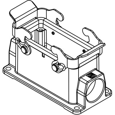 Rectangular Connector Base  Harting 09300161211ML