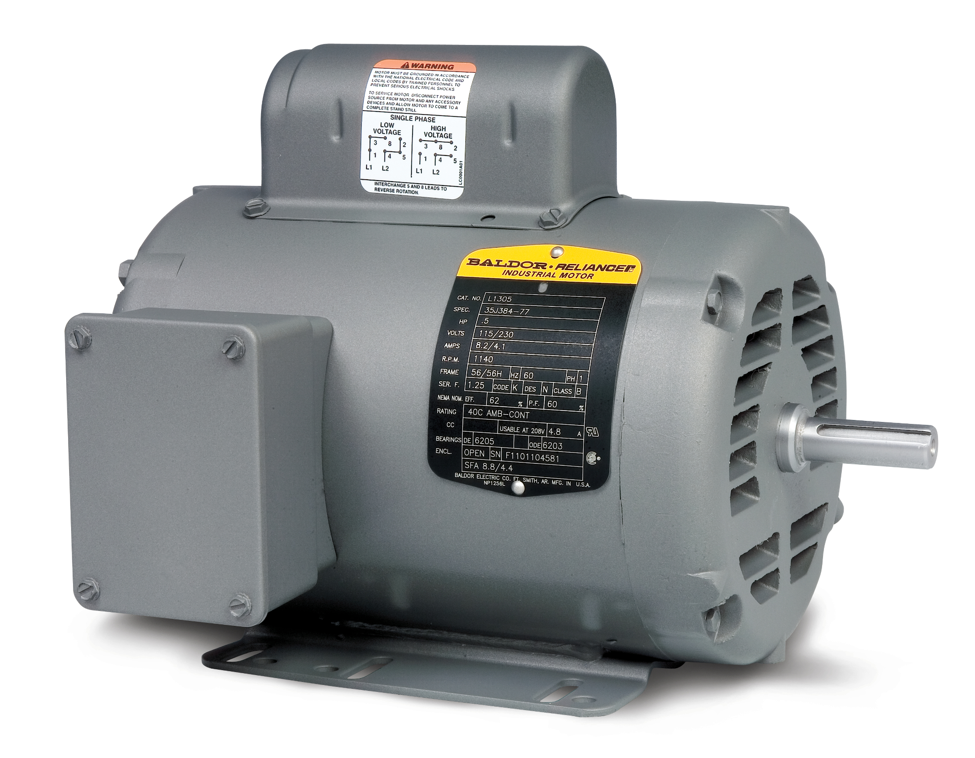 Motor  Baldor / Reliance Baldor (Brand of ABB) L1304-50